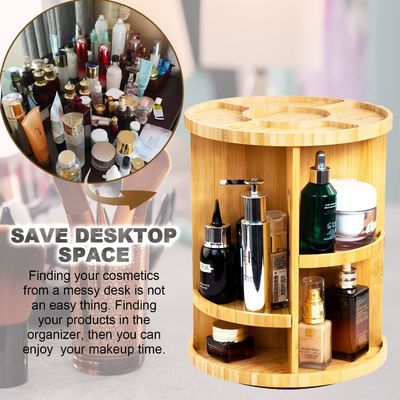 Verstellbarer Vanity Make-up Halter Rack Kosmetik Speicher Display Box mit individuellem Logo akzeptabel