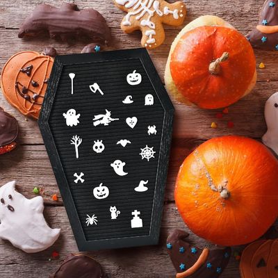 Customized Logo Akzeptabel Holzstand Sarg Briefbrett für Halloween-Versorgung