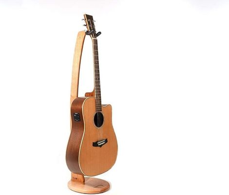 Konkurrenzfähiges und modisches Design Holz handgefertigter Akustikgitarrenstand für den Druck