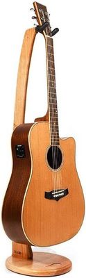 Konkurrenzfähiges und modisches Design Holz handgefertigter Akustikgitarrenstand für den Druck
