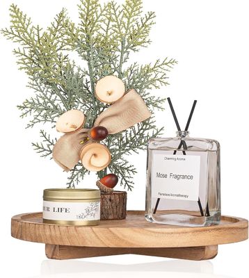 Kleine Holzschachtel Stand für dekorative Holz Riser in der Küche Seife Tellerhalter