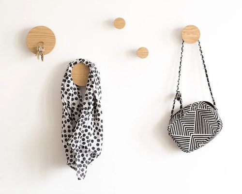 Rustikale Schlüsselhalter aus Holz mit magnetischem Charme