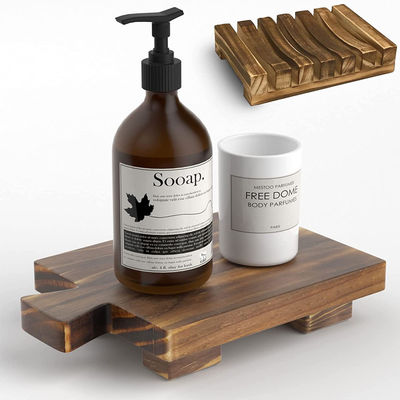 Kleine Holzschachtel Stand für dekorative Holz Riser in der Küche Seife Tellerhalter