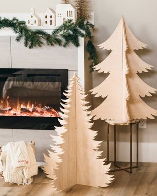 Hochmenge Vorteil 202407 Weihnachtsschmuck Holzbäume