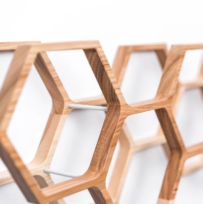 Wohnmöbel Holz-Honighals Wandmontage Toilettenpapierhalter mit Gewebe-Speicher