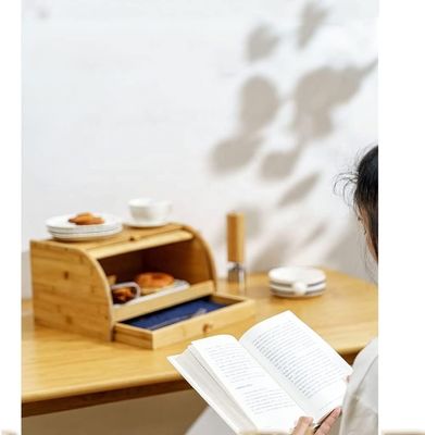 Baumholzbrothalter mit Doppel-Roll-Oberdeckel