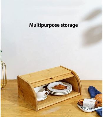 Baumholzbrothalter mit Doppel-Roll-Oberdeckel