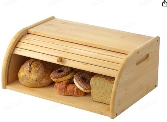 Baumholzbrothalter mit Doppel-Roll-Oberdeckel