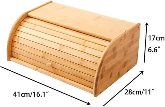 Baumholzbrothalter mit Doppel-Roll-Oberdeckel