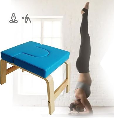 Massivholz Yoga Kopfstand Stuhl für effektives Kraft- und Gleichgewichtstraining Modernes Design