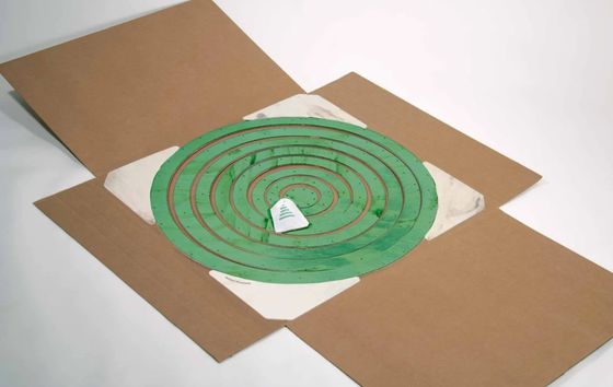 Schaffen Sie eine festliche Atmosphäre mit unserem Holz-Alberello-Weihnachtsbaum-Personallogo