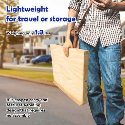 Geschenkgeschäfte Gewerbekäufer Einstellbarer Winkel Holz-Eßeln zum Malen Tischplatten-Eßeln-Stand