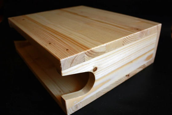 Holz Fahrrad Wand Hanger mit individuellem Logo Fahrradhalter Stand und Regal