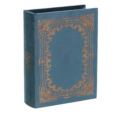 Handgefertigte Holzdekorationsbuchförmige Schmuckbox mit Seidenbildschirmdruck/Verbrannt