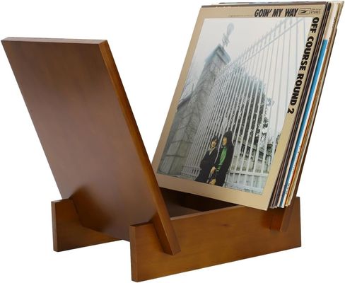 Holz-Vinyl-Plattenhalter Halten Sie Ihre Platten mit diesem Regal in perfektem Zustand