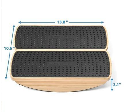 OEM ODM Akzeptable Büro-Haus-Schiebefriedigung Matte mit Holz Wobble Board