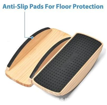 OEM ODM Akzeptable Büro-Haus-Schiebefriedigung Matte mit Holz Wobble Board