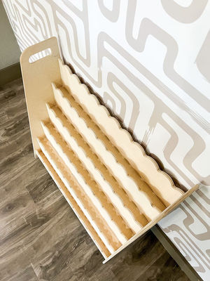 Montessori Holzmöbel Kindergarten Geschenk Holz Bücherregal für Funktion Platz sparen