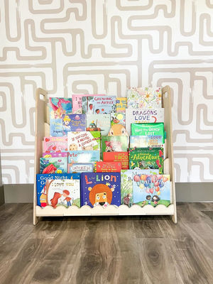 Montessori Holzmöbel Kindergarten Geschenk Holz Bücherregal für Funktion Platz sparen