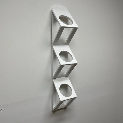 Zucker- oder Kräutergarten Holzwandpflanzer in Weiß mit individuellem Logo akzeptabel