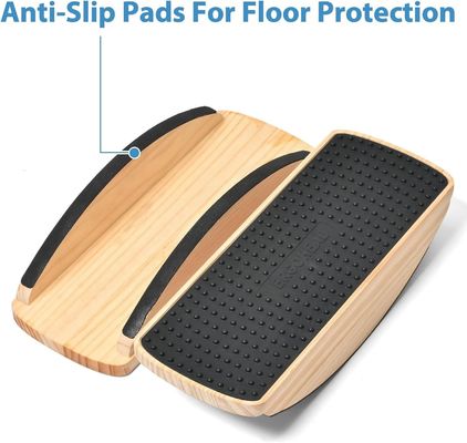 Stabilität Rocker Holz Wobble Board für Fuß Balance Anti-Ermüdung Mat Standing Desk