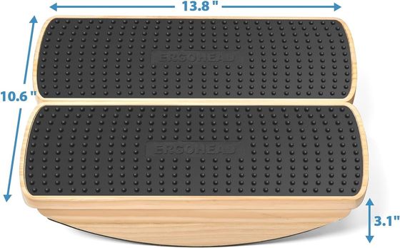 Stabilität Rocker Holz Wobble Board für Fuß Balance Anti-Ermüdung Mat Standing Desk