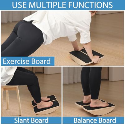 Stabilität Rocker Holz Wobble Board für Fuß Balance Anti-Ermüdung Mat Standing Desk