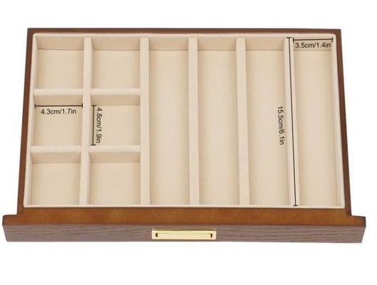 3 Stufen Handgefertigte Kristallschloss Schmuck Organisator Gehäuse für Ohrringe Ringe Halskette Uhr