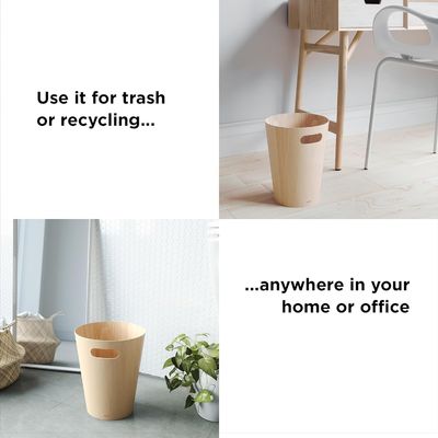 Kleine rustikale kundenspezifische Mülltonne Müllcontainer für Badezimmer Schlafzimmer Küche Büro