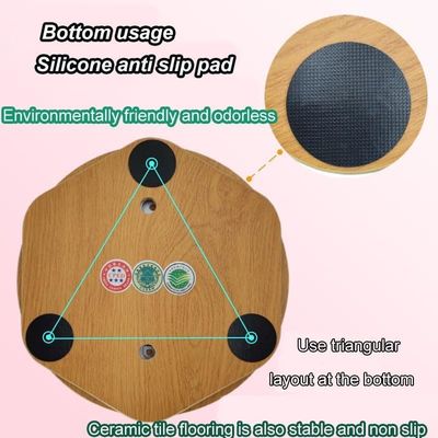 12 Zoll Holz Balance Board Anti-Skid Dance Wobble Board für die Wohnkultur