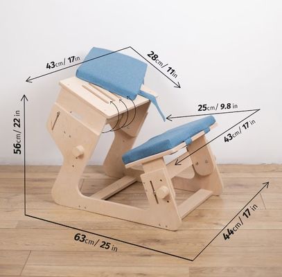 Wohnzimmer Holz-Knie-Stuhl Verbrannte Druck Anpassbares und personalisiertes Geschenk