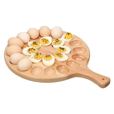 24-Loch-Holzschacht für die Lagerung von Küchengeräten