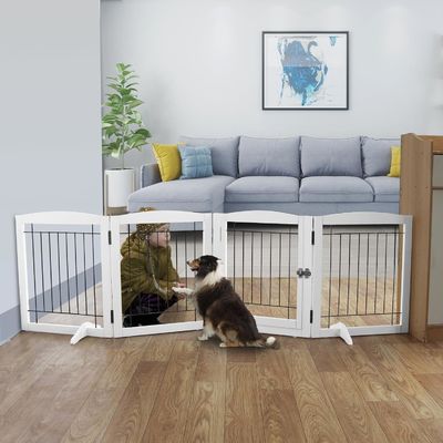 Hausgerät Holz Puppy Tor Treppen freistehende Klapptor für Innenräume