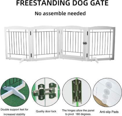 Hausgerät Holz Puppy Tor Treppen freistehende Klapptor für Innenräume