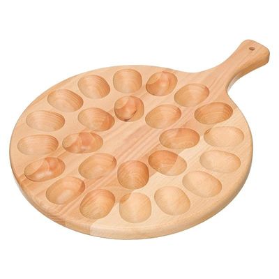 24-Loch-Holzschacht für die Lagerung von Küchengeräten