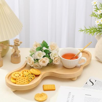 202407 Holzdekorationsschachtel unregelmäßiger Holzpfad für die Wohnkultur