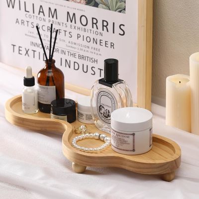 202407 Holzdekorationsschachtel unregelmäßiger Holzpfad für die Wohnkultur