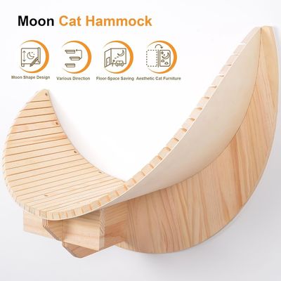 Hauptmaterial Kieferholz Holz Mond Katzenregal und Perchen Katzen Wandregale Möbel