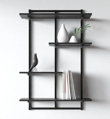 Individuelles Logo Metallrahmen Schwebende Regale für Küchengeräte Speicher und Anzeige