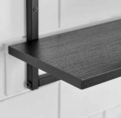 Individuelles Logo Metallrahmen Schwebende Regale für Küchengeräte Speicher und Anzeige