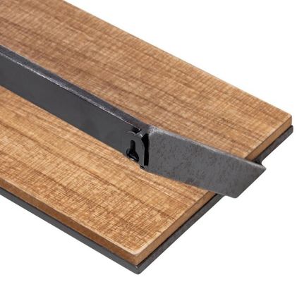 Individuelles Logo Heimdekoration Set von 3 schwarzen/natürlichen Holzregalen Hängende Displayregale