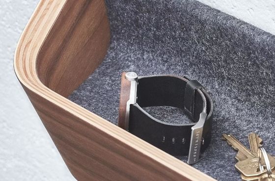 Moderne Dekorations-Akazienholz-Mail-Organisator Hanger Lagerregal Regal Holz Schlüsselhalter