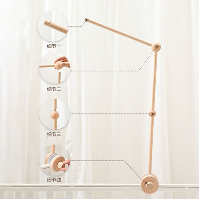 Bild Krippe Glocke Hängende Stange Halterung für einfache Babykrippe Beruhigende Glocken Accessoires