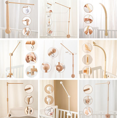Bild Krippe Glocke Hängende Stange Halterung für einfache Babykrippe Beruhigende Glocken Accessoires