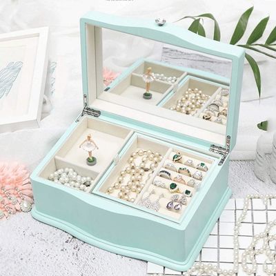 TIMBER Neueste tragbare Mode Großkapazität Holz Musik Schmuck für Geschenk-Paket