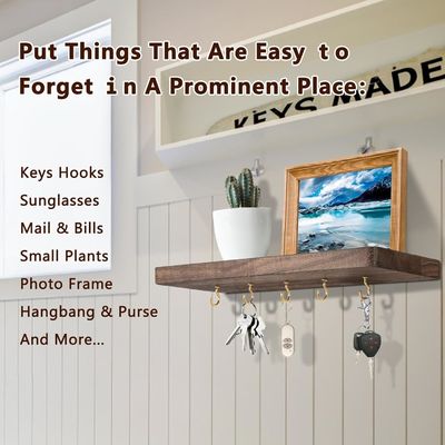 Einfach installierter Schlüsselhalter für die Wohnung Hängender Organisator mit vielen Haken