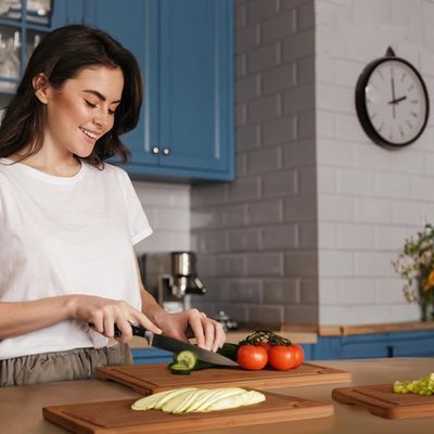 Extra große 3 Stück Handwerk Holzschneidebrett für Küche Mahlzeit Vorbereitung Quadrat 16 x 1,8 x 12 Zoll