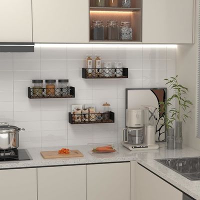 Nicht faltbares Regal 202406 Rustikale dekorative Wandregale für Wohnzimmer