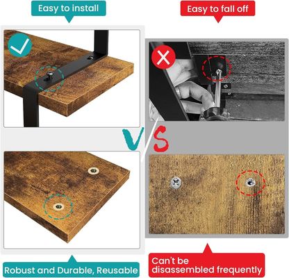 All-Season Holz 3-Step-Display-Riser-Stand Bambus-Gerade-Display-Rek für den Einzelhandel