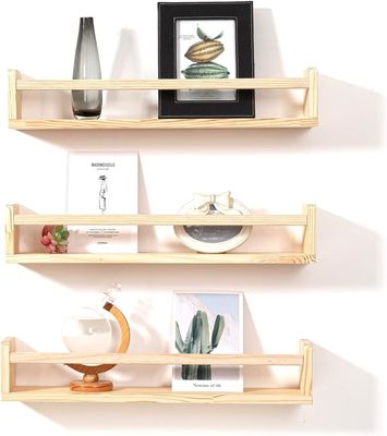 Besonderfarbige Holzhalter aus Massivholz Regalen Holzregal für Bücherdekorationen